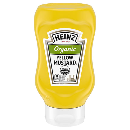 Heinz Organic Yellow Mustard - 8 OZ 6 Pack