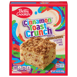 Betty Crocker Cinnamon Toast Crunch Coffee Cake Mix - 14.8 OZ 6 Pack