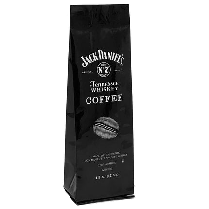 World of Coffee Jack Daniel's Tennessee Whiskey Coffee - Regular - Ground - Gift Bag - 1.5 OZ 48 Pack