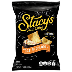 Stacy's Toasted Cheddar Pita Chip - 7.33 OZ 12 Pack
