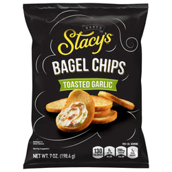 Stacy's Toasted Garlic Bagel Chips - 7 OZ 12 Pack