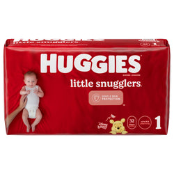 Huggies Little Snugglers Size 1 Diapers - 32.0 OZ 4 Pack