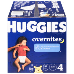 Huggies Overnites Size 4 Diapers - 52 Diapers