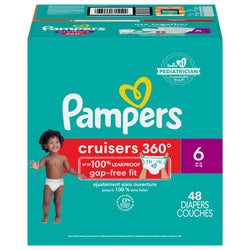 Pampers Diapers Size 6 (35+ lb) Super Pack - 48 Diapers