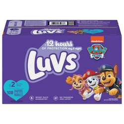 Luvs Diapers Size 2 (12-18 lb) Paw Patrol - 108 Diapers