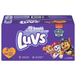Luvs Diapers Paw Patrol Size 3 (7-13 kg) - 104 Diapers