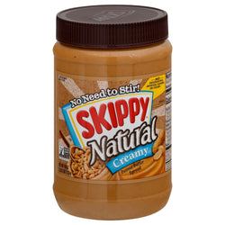 Skippy Natural Creamy Peanut Butter - 40 OZ 8 Pack