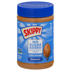 Skippy Chunky Peanut Butter - 16 OZ 12 Pack
