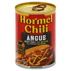 Hormel Chili Angus Beef Chili With No Beans - 14 OZ 12 Pack
