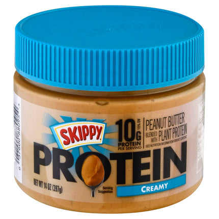 Skippy Protein Creamy Peanut Butter - 14 OZ 6 Pack