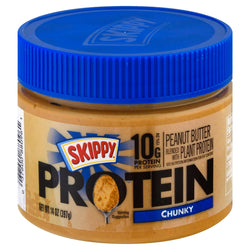 Skippy Protein Chunky Peanut Butter - 14 OZ 6 Pack