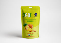 FRU2GO! 2GO! Organic Dried Pineapple - 1.76 OZ 12 Pack