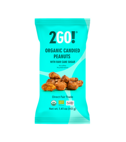 FRU2GO! 2GO! Organic Candied Peanuts - 1.41 OZ 10 Pack