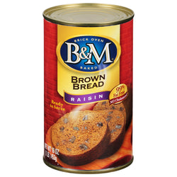 B&M Brown Bread Raisin - 16 OZ 12 Pack