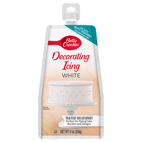 Betty Crocker White Decorating Icing - 8.0 OZ 6 Pack