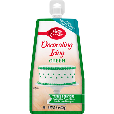 Betty Crocker Green Decorating Icing - 8.0 OZ 6 Pack
