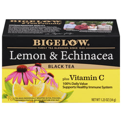Bigelow Lemon & Echinacea Black Tea - 18.0 OZ 6 Pack