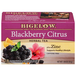 Bigelow Blackberry Citrus Herbal Tea - 18.0 OZ 6 Pack