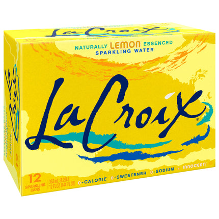 La Croix Lemon Sparkling Water - 144 FZ 2 Pack
