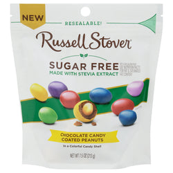 Russell Stover Chocolate Candy Coated Peanuts - 7.5 OZ 5 Pack