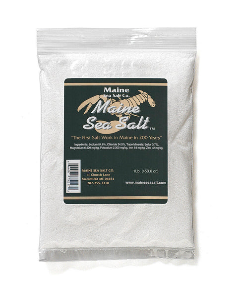 Maine Sea Salt Company Maine Sea Salt/Fine - 8 OZ 6 Pack