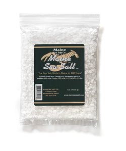 Maine Sea Salt Company Maine Sea Salt/Crystals - 1 LB 6 Pack