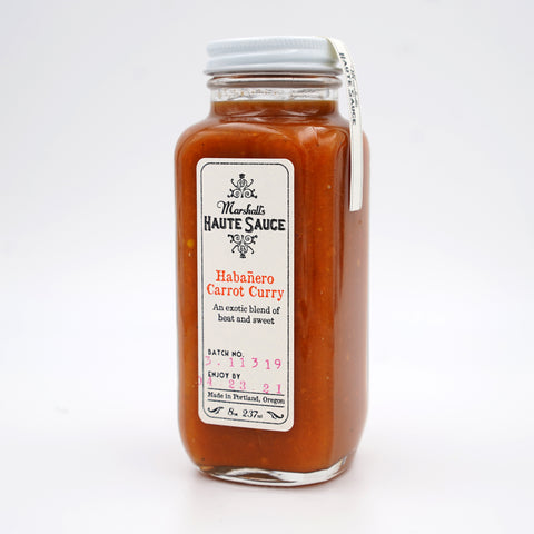 Marshall's Haute Sauce Habanero Carrot Curry - 8 OZ 12 Pack