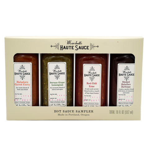 Marshall's Haute Sauce Sauce Gift Pack - 16 OZ 6 Pack