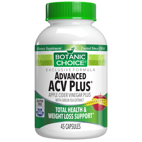 Botanic Choice ADVANCED ACV PLUS W/ GREEN TEA - 45 CT 12 Pack