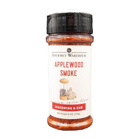 Gourmet Warehouse Applewood Smoke Rub - 6 OZ 6 Pack