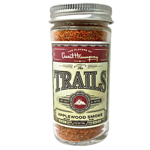 Gourmet Warehouse The Flavors of Ernest Hemingway "The Trails" Applewood Smoke Rub - 4 OZ 6 Pack