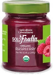 Vando Naturals ORGANIC FRUIT SPREAD RASPBERRY , MADE IN ITALY - 10.41 OZ 12 Pack