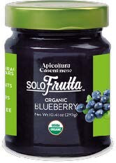 Vando Naturals ORGANIC FRUIT SPREAD BLUEBERRY , MADE IN ITALY - 10.41 OZ 12 Pack