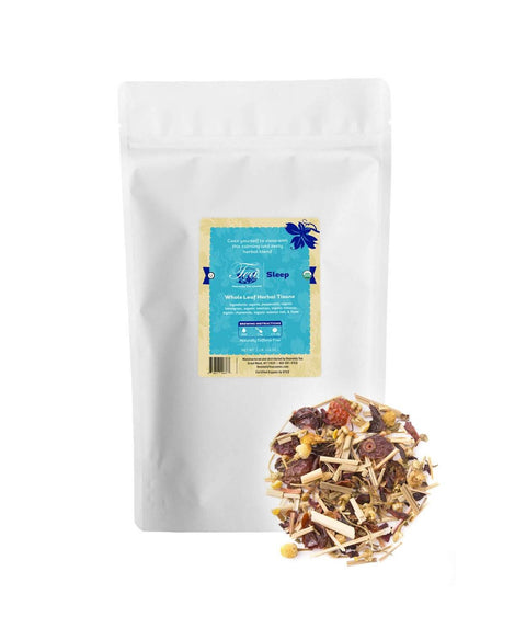 Heavenly Tea Leaves Organic Sleep, Bulk Loose Leaf Herbal Tisane - 1 LB 1 Pack