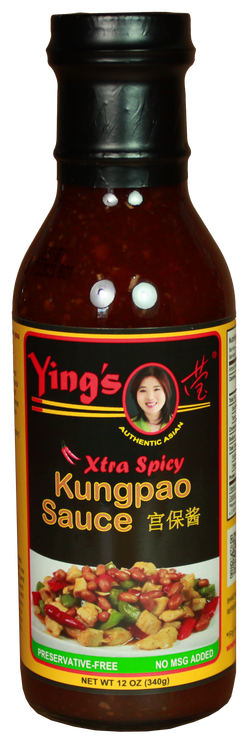 Ying's Kitchen, Ying's Xtra Spicy Kungpao Sauce - 12 OZ 12 Pack