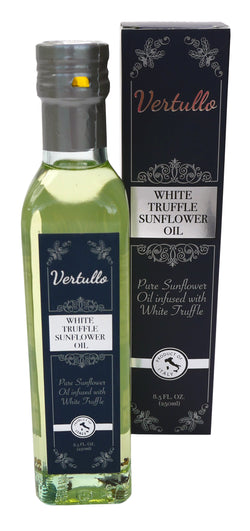 Vertullo Imports Oil, White Truffle, Sunflower - 8.5 OZ 6 Pack