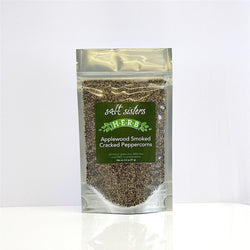 s.a.l.t. sisters Applewood Smoked Cracked Peppercorns - 2.5 OZ 4 Pack