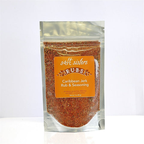 s.a.l.t. sisters Caribbean Jerk Rub & Seasoning - 3 OZ 4 Pack