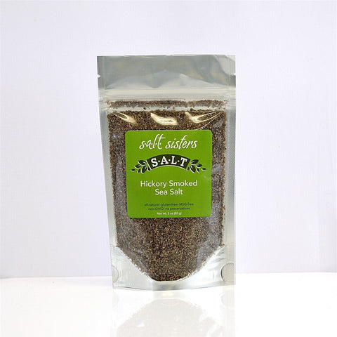 s.a.l.t. sisters Hickory Smoked Sea Salt - 3 OZ 4 Pack