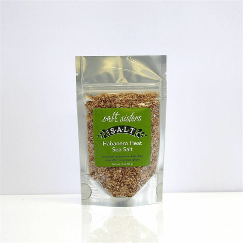 s.a.l.t. sisters Habanero Heat Sea Salt - 2 OZ 4 Pack