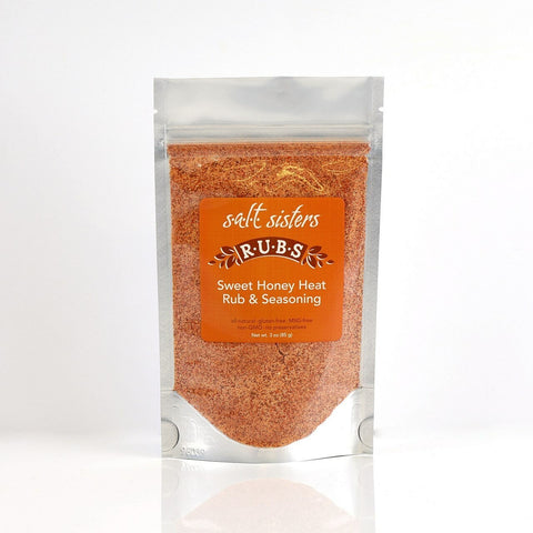 s.a.l.t. sisters Sweet Honey Heat Rub & Seasoning - 3 OZ 4 Pack