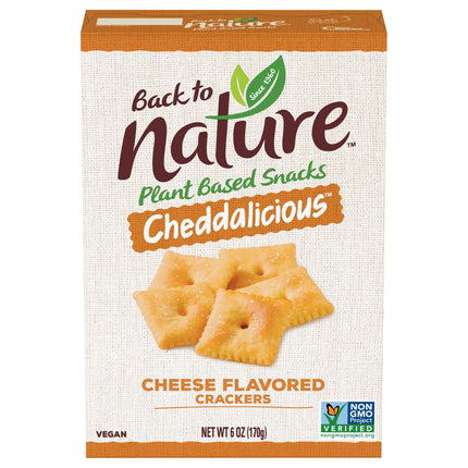 Back To Nature Cheese Crackers - 6.0 OZ 6 Pack