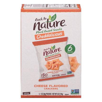 Back To Nature Cheese Crackers - 6.0 OZ 4 Pack