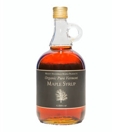 Mount Mansfield Maple Products Pure Organic Vermont  Maple Syrup - Grade A Golden Delicate - 33.8 FL OZ 12 Pack