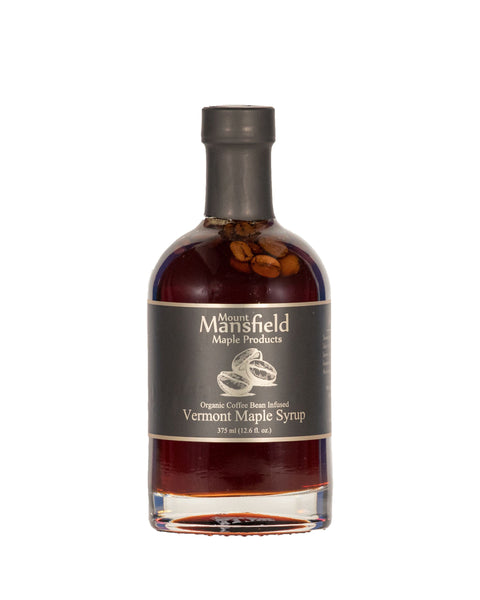 Mount Mansfield Maple Products Organic Coffee Infused Maple Syrup - 12.68 FL OZ 12 Pack