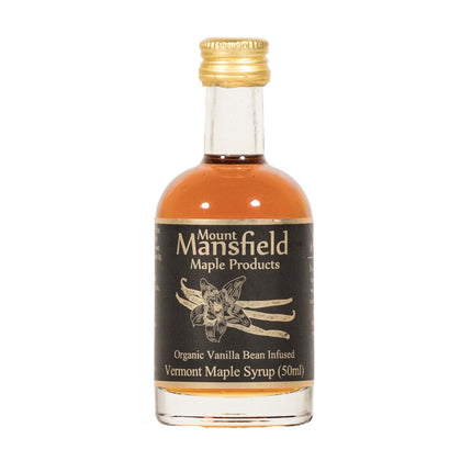 Mount Mansfield Maple Products Organic Vanilla Infused Maple Syrup - 1.7 FL OZ 24 Pack