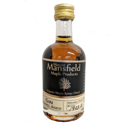 Mount Mansfield Maple Products Organic Gin Barrel Aged Maple Syrup - 1.7 FL OZ 24 Pack