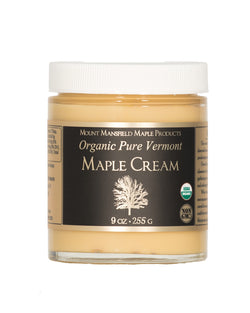 Mount Mansfield Maple Products Pure Organic Maple Cream - 9 OZ 12 Pack