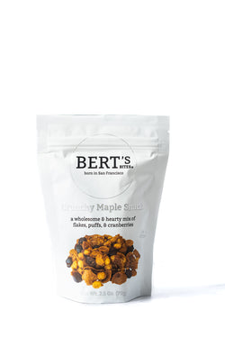 Bert's Bites Crunchy Maple Snack, snack pack - 2.5 OZ 12 Pack