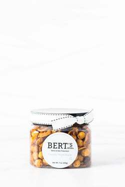 Bert's Bites Crunchy Maple Snack, small gift jar - 7 OZ 6 Pack